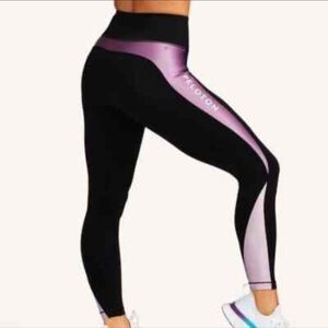 NWOT- Peloton Colorblock Speed Woman’s Leggings in Black and Purple Size Small